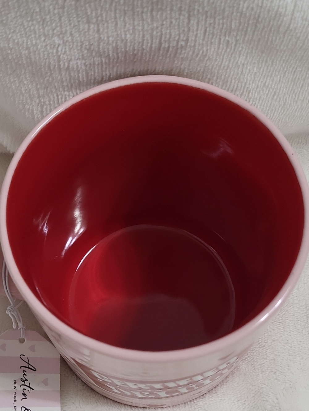 Certified Delulu Pink Ceramic Mug with Red Interior - Picture 8 of 11